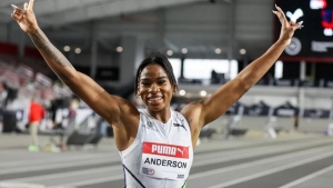 &#039;God works shining through&#039; Britany Anderson as she runs lifetime best 60m hurdles in Louisville