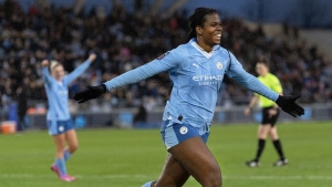 Khadija Shaw’s late heroics lead Manchester City Women to 2-1 comeback win over Liverpool