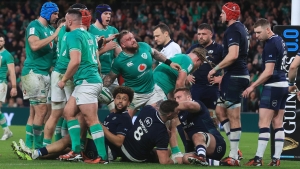 Ireland secure back-to-back Six Nations titles with nervy win over Scotland