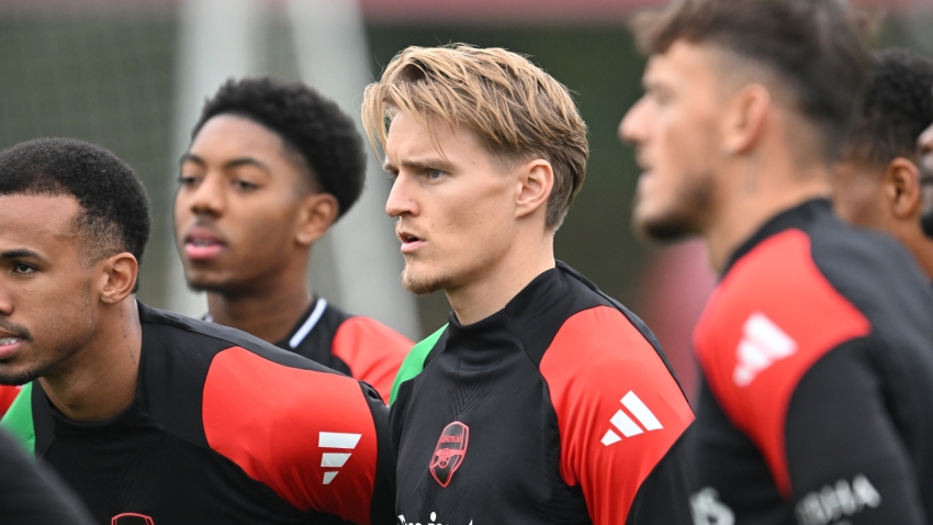 Odegaard returns to full Arsenal training ahead of Inter tie