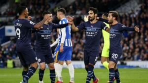 Brighton and Hove Albion 1-4 Manchester City: Two-goal Foden inspires Guardiola&#039;s side