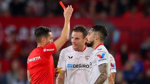 Sevilla cry foul over referee treatment after LaLiga red cards exceed 100 for first time in seven years