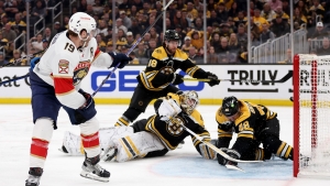 &#039;That guy is a gamer&#039; - Maurice hails Tkachuk after Panthers shock OT win over Bruins