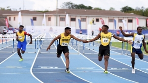 Teams arrive for the start of 2022 Carifta Games on Saturday