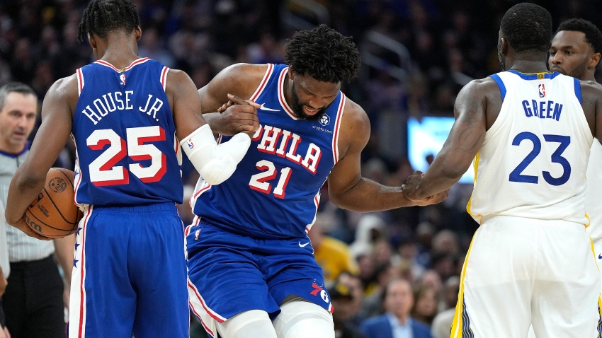 76ers center Embiid diagnosed with displaced flap of meniscus in left knee