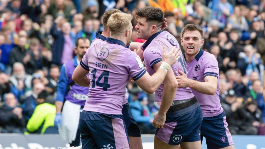 Scotland 26-14 Italy: Hat-trick hero Kinghorn ensures hosts finish on a high