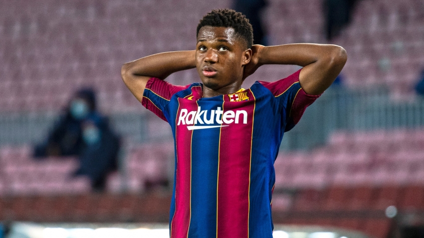 Barcelona prodigy Fati hints at year-long injury absence