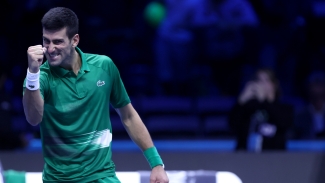 ATP Finals: Djokovic seals semi-final spot with convincing Rublev win