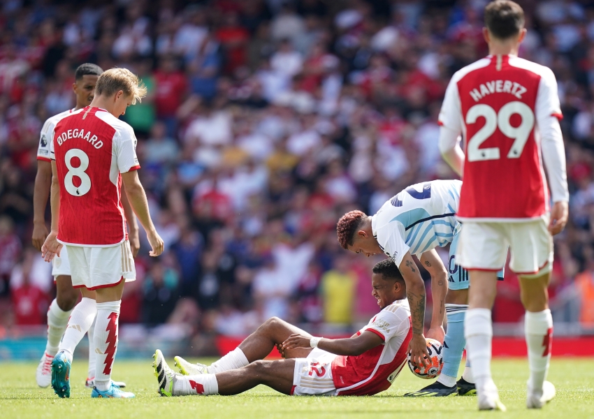 Bukayo Saka an injury concern for Arsenal’s trip to Bournemouth