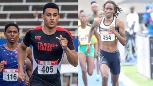 Nathan Cumberbatch and Michelle Smith impressed with their performances over 800m on the final day of Carifta 50.