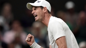 Andy Murray returns to finish halted match in star-studded Centre Court line-up