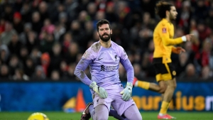 Liverpool 2-2 Wolves: Alisson horror-show forces FA Cup holders to replay