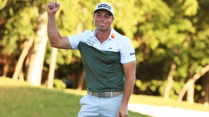 Hovland becomes first player to defend Mayakoba crown