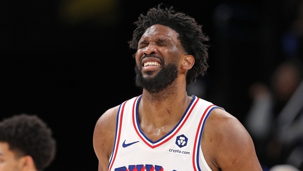 76ers confirm Embiid sidelined with knee injury