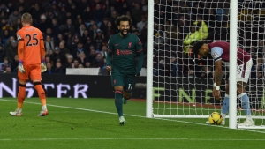 Aston Villa 1-3 Liverpool: Salah stars as Reds resume with win