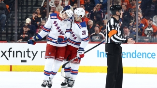 NHL: Rangers edge Flyers to match franchise record with 10th straight victory