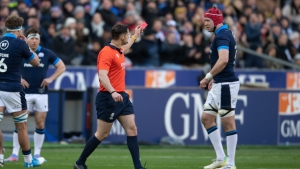 Six Nations: Scotland lock Gilchrist given three-week ban for red card against France