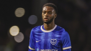 Abu Kamara’s double helps leaders Pompey to victory at Shrewsbury