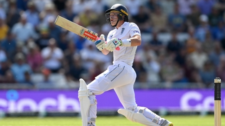 Pope leads the way as England surpass 400 on tough first day for Windies