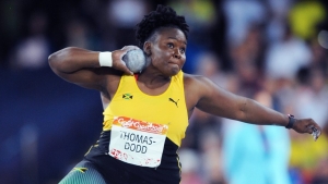 Thomas-Dodd produces her longest throw since 2019 to win shot put at USATF Throws Festival