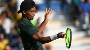 Rowland &quot;Randy&quot; Phillips, member of Jamaica&#039;s victorious team against Estonia.