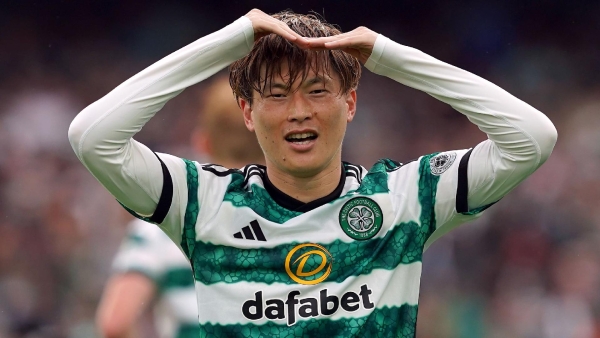 Kyogo scores Japan's opening goal, just before half time. : r/CelticFC