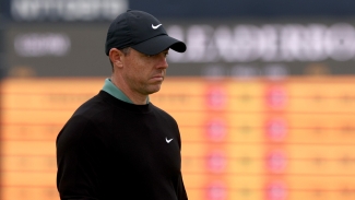 The Open: McIlroy and DeChambeau toil at Troon