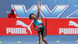 Dior-Rae Scott threw a new record of 52.53m on her way to gold in the Under-17 Girls javelin throw on day three of the Carifta Games in Grenada.