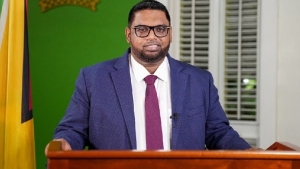 Guyana&#039;s President, His Excellency Dr. Mohamed Irfaan Ali.