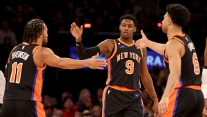 Knicks shoot into playoffs contention after Warriors rout, Jokic triple-double as Nuggets go top
