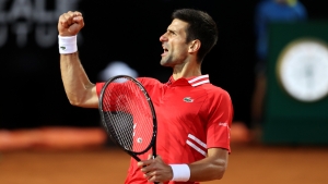 Djokovic denies spirited Sonego to set up Nadal final in Rome