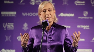 Tennis great Navratilova diagnosed with throat and breast cancer