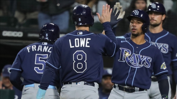 Paredes drives in four runs as Rays down Dodgers