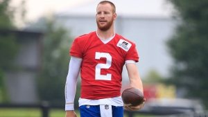 Colts assessing Wentz after foot injury rules QB out of practice