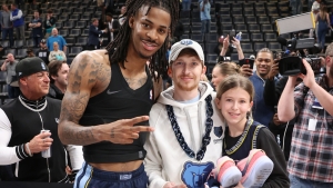 Morant treats Grizzlies fan Ellie whose signed ball was stolen