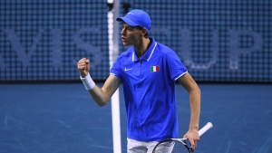 Sinner inspires comeback to help Italy reach Davis Cup semi-finals