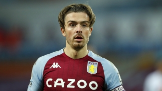 Aston Villa midfielder Jack Grealish left high and dry after