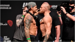 McGregor &#039;ready and raring to go&#039; as he and Poirier make weight for UFC 257
