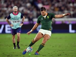 South Africa’s Handre Pollard expecting to face ‘ruthless’ England in semi-final