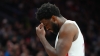 Embiid out for next two Sixers games with foot injury