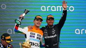 Lando Norris ‘honoured’ to join Lewis Hamilton in battle for Formula One glory