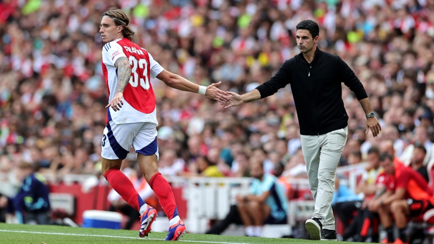 Arteta confident Calafiori will improve Arsenal after impressive debut