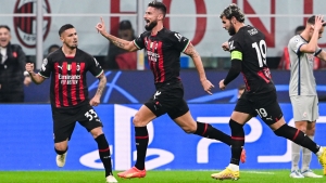 Milan 4-0 Salzburg: Giroud double helps put Rossoneri through