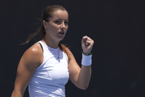 Jodie Burrage frustrated by opponent and herself in Australian Open defeat