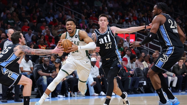 NBA: Antetokounmpo scores 36 as Bucks cool Hawks