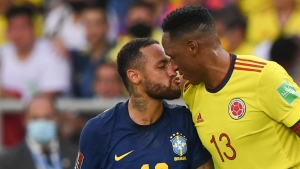 Colombia 0-0 Brazil: Selecao&#039;s 100 per cent record comes to an end