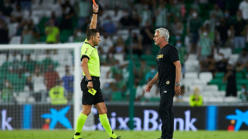 Mourinho sent off as tempers boil over in Roma friendly