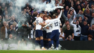 Tottenham 3-0 Arsenal: Spurs keep Champions League race alive with derby win over 10-man rivals