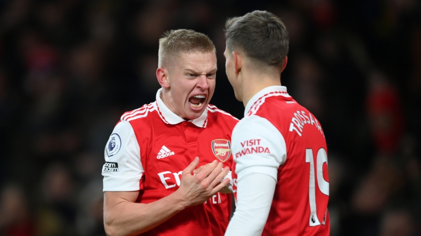 &#039;Some of them were laughing!&#039; - Zinchenko recalls Arsenal title promise after Man Utd victory