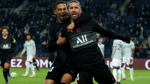 Paris Saint-Germain 4-0 Reims: Ramos opens account as PSG go 11 points clear